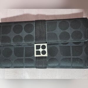 Kate Spade Vintage Black Trifold Wallet Leather